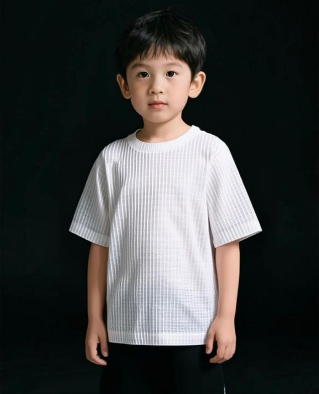 Trendy summer Old Money Round Neck for Boys