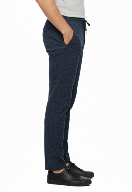 Sleeping Wear Cotton Dark Blue Trouser