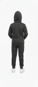 Kids Zip-Up Dark Grey Tracksuit