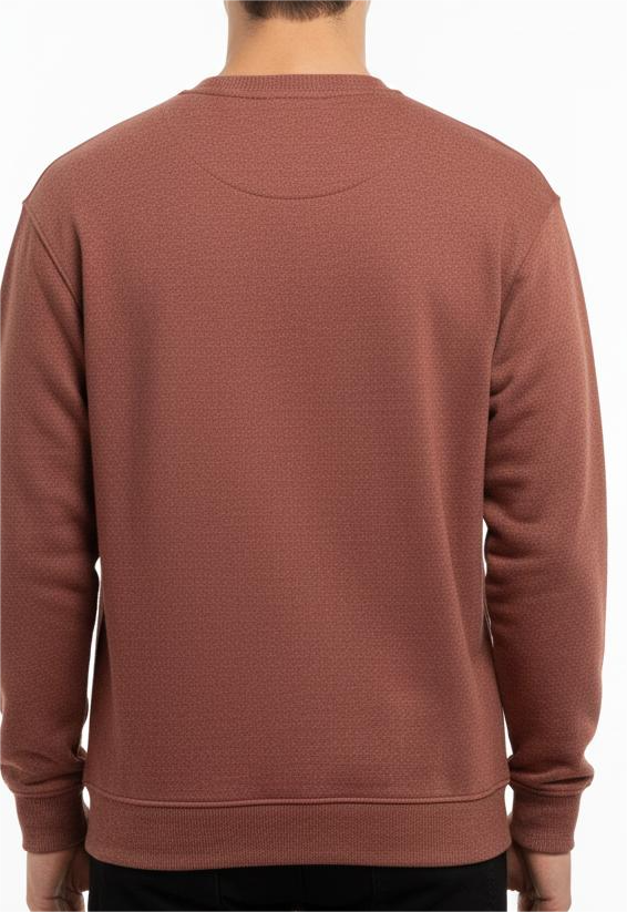 Plus Size Rust Brown Sweat Shirt