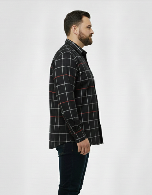 2xl Black Multi Checks