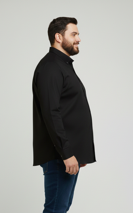 Black Big Size Casual shirts