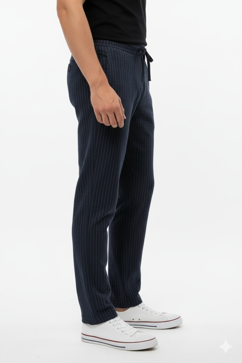 Sleeping Wear Cotton Navy Blue Trouser