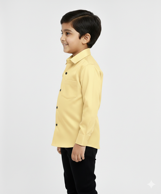 Kids Casual Plan Lemon shirt