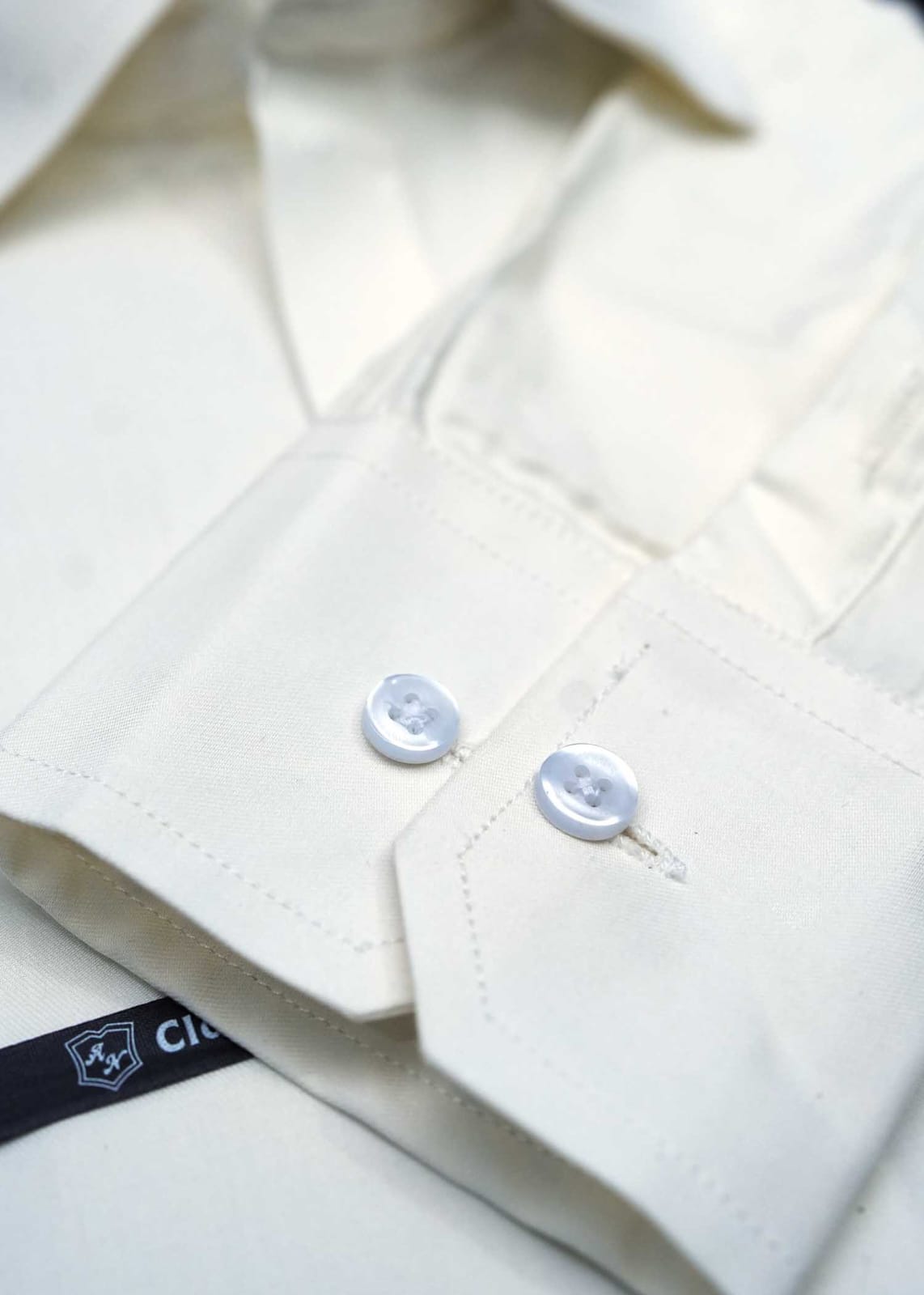 Premium Off White Plain Formal Shirts