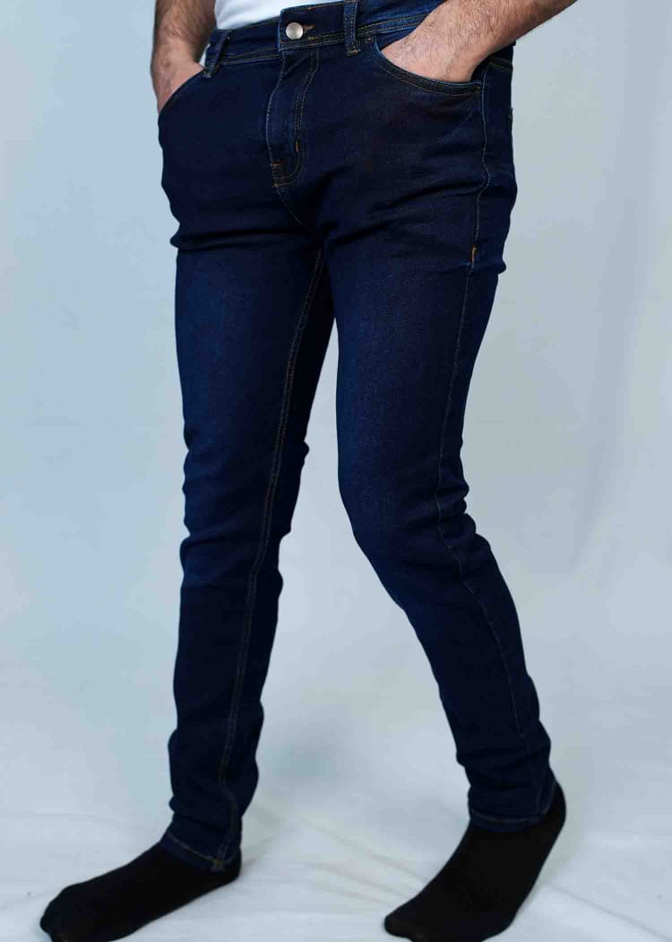 Dark Blue Stretch Jeans