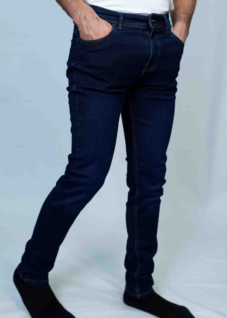 Dark Blue Stretch Jeans