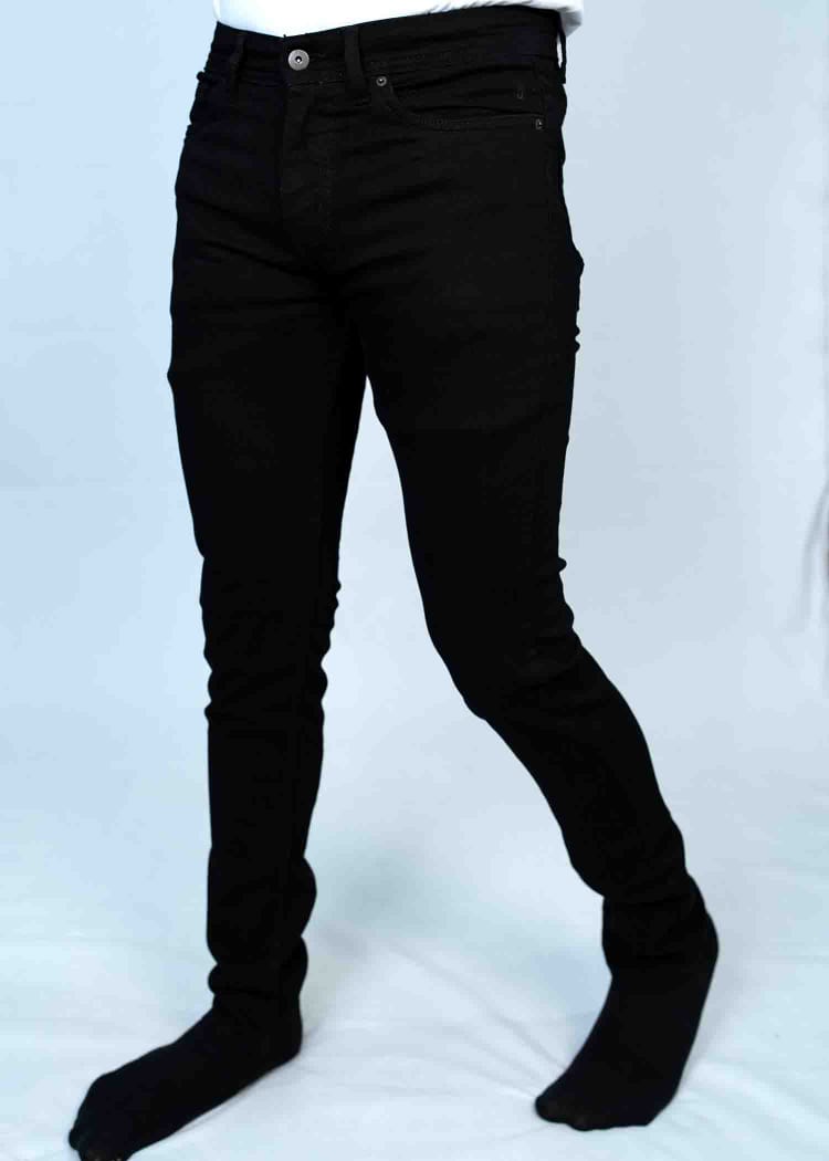 Stretch Premium Black Denim Jeans