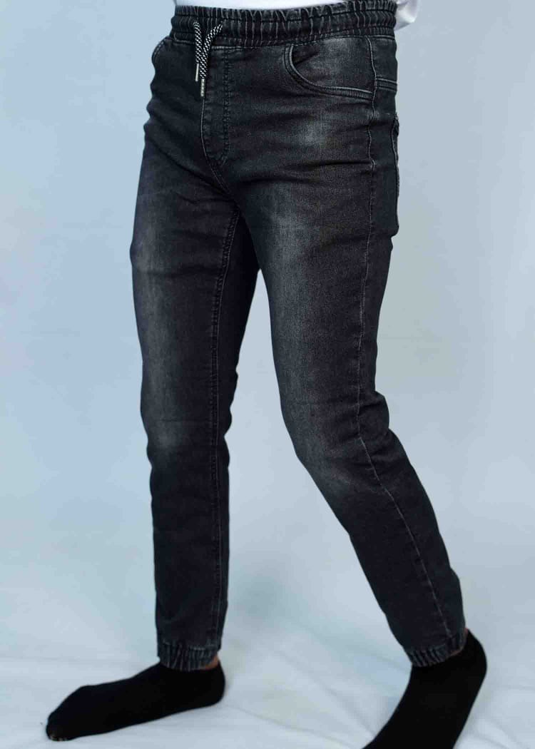 Malaysian Black Denim Jogger