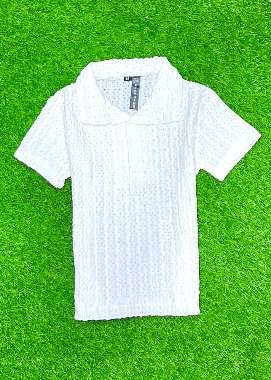 Boys johny collar old money polo