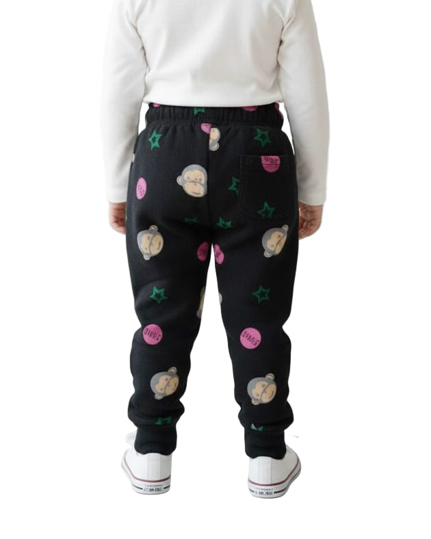Boys Terry Black Trouser
