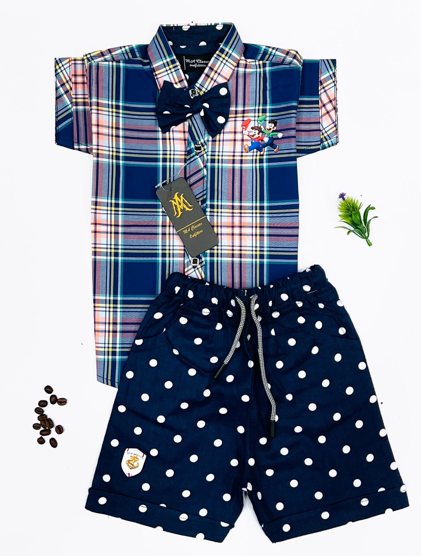 Boy's Half Sleeves 2 piece Suits