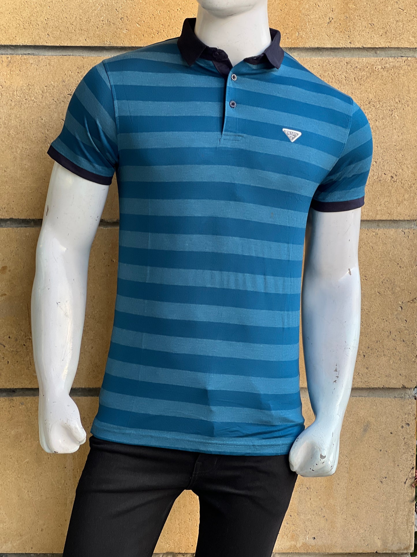 Trendy Stripes Polo T shirt