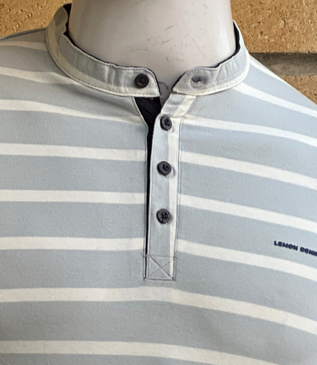 Henley Style Stripes t shirt