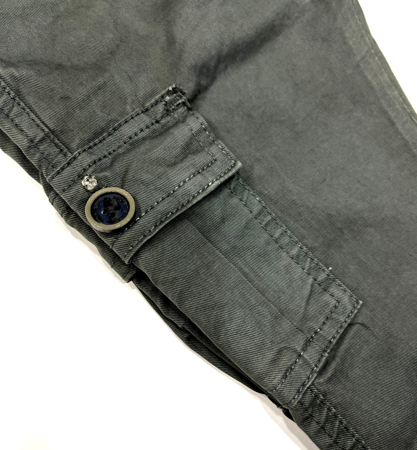 Stylish Gray 6 Pockets Cargo
