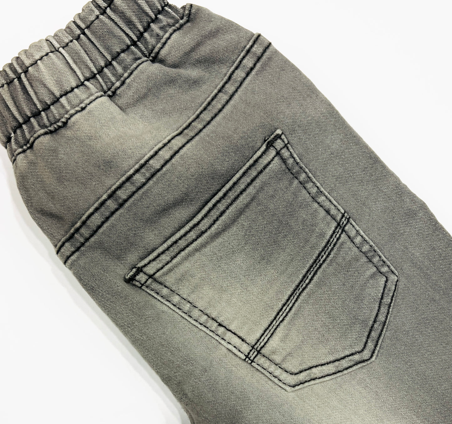 Stylish Gray Denim Jogger For Kids