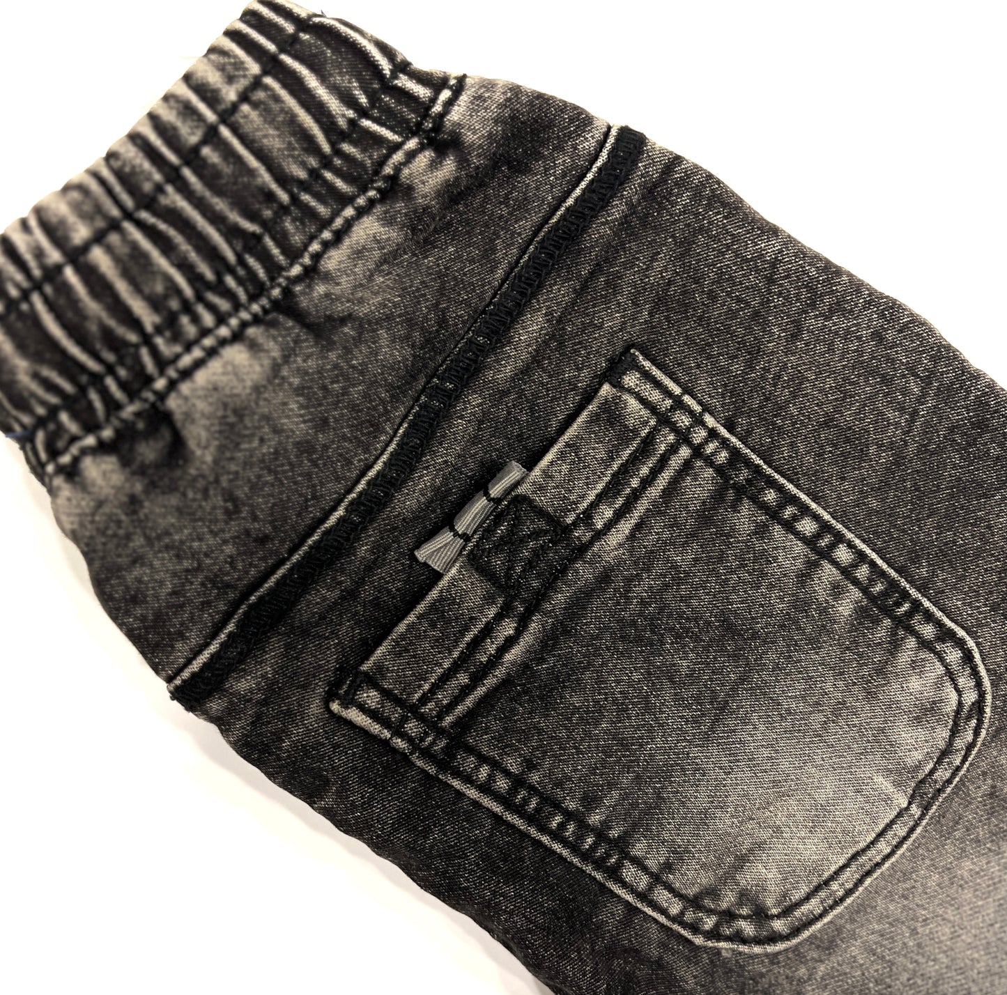 Premium Black Denim Jogger