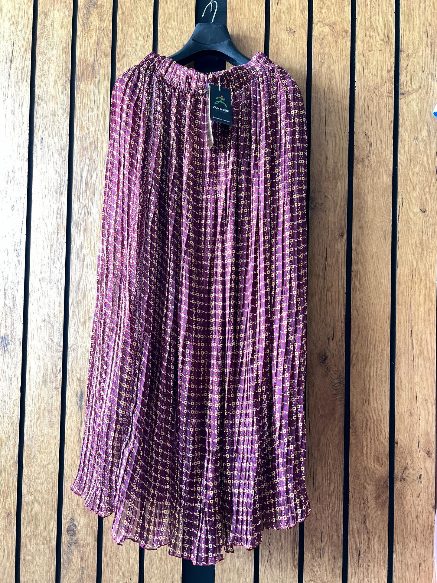 Women Pink VIntage Long Skirts