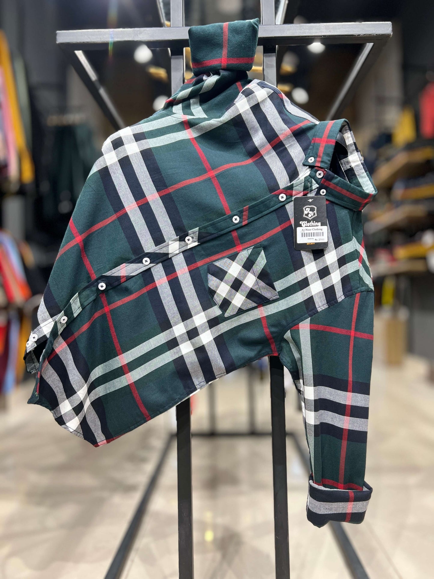 Men's Casual Plaid Shirt