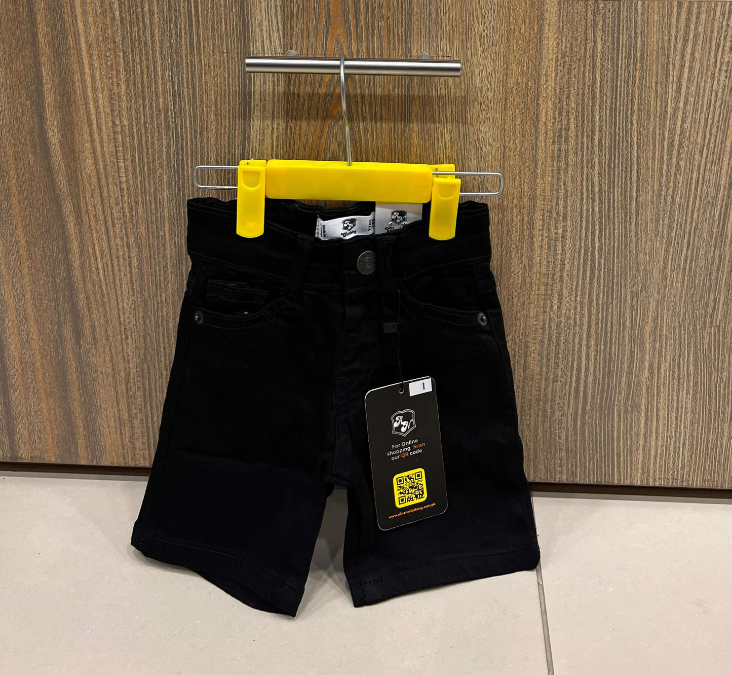 Boys Denim Shorts Button