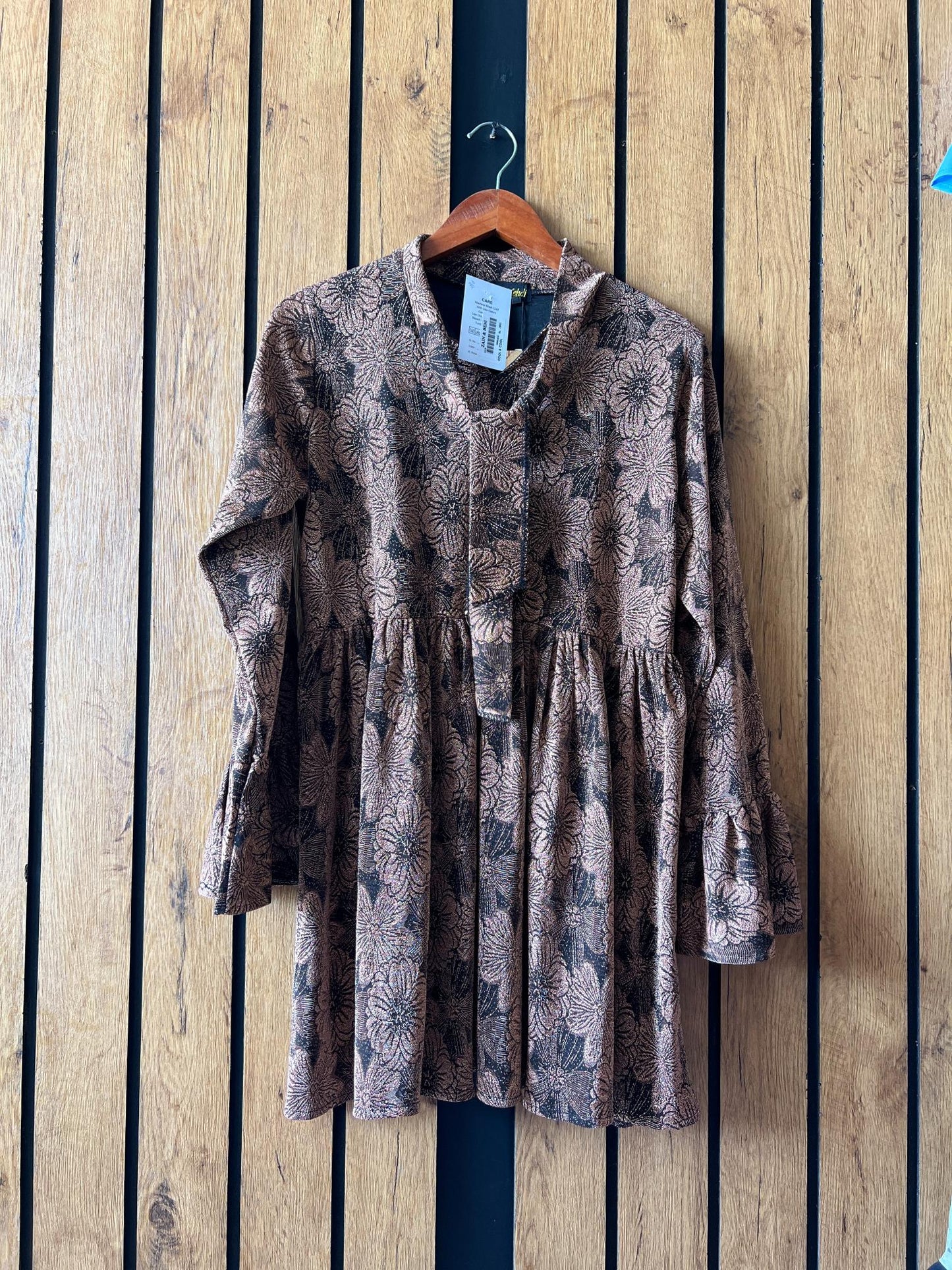 Ladies Cotton Printed Long Top