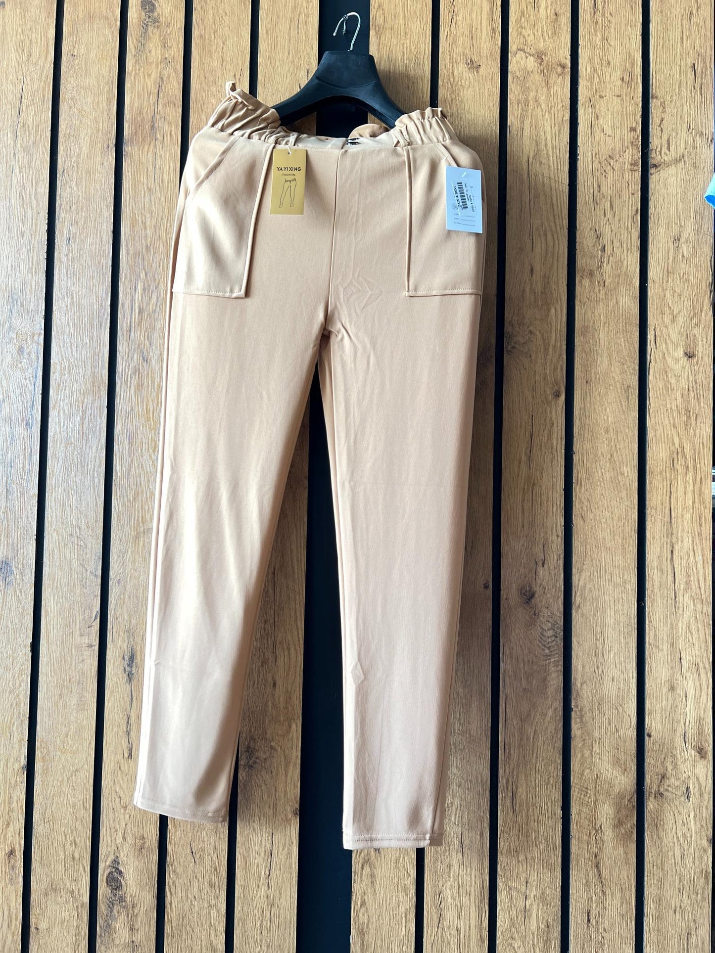 Ladies Peach Slim Fit Trouser