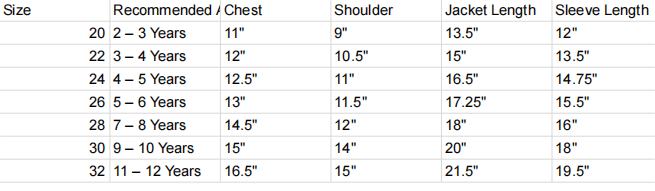 Kids Cool & Charm Dark Blue Denim Jackets