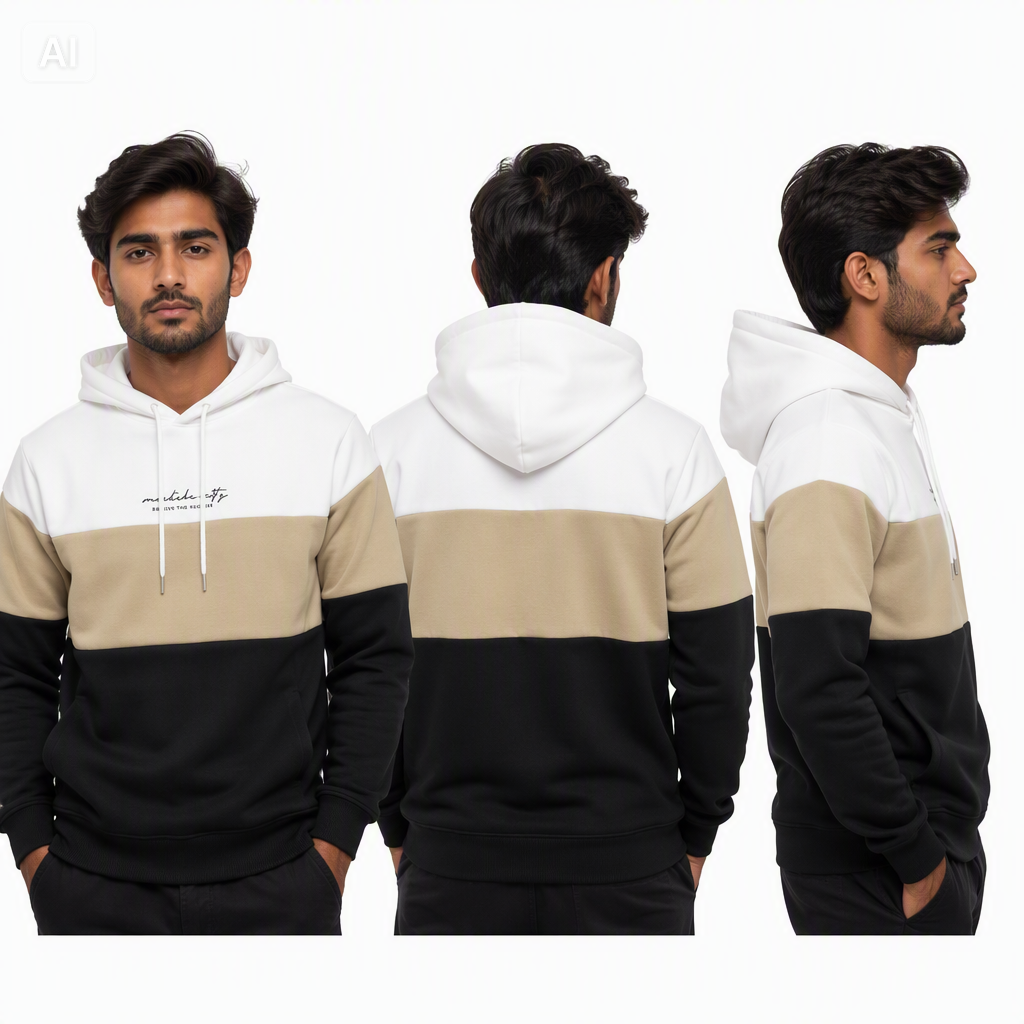 Al Noor Premium Cotton Blend Streetwear Hoodie