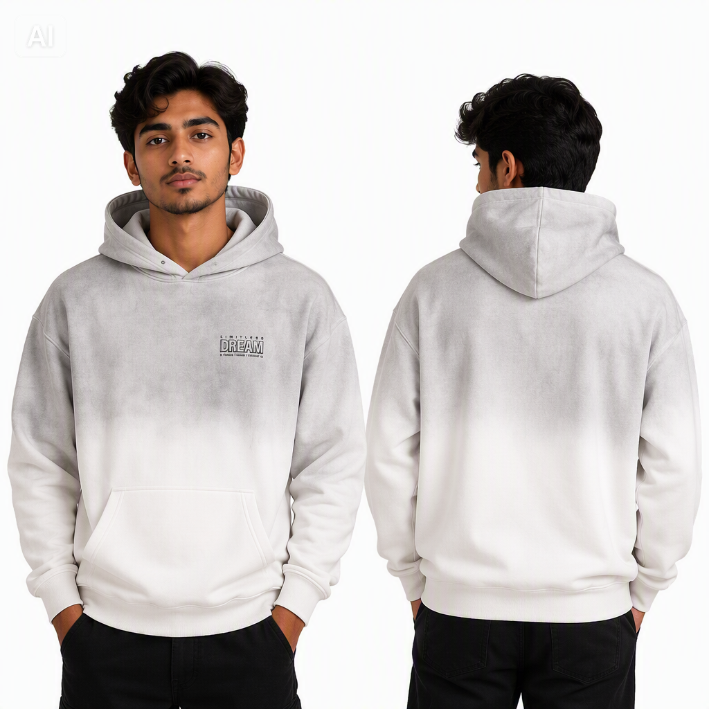 Al Noor Premium Cotton Blend Streetwear Hoodie