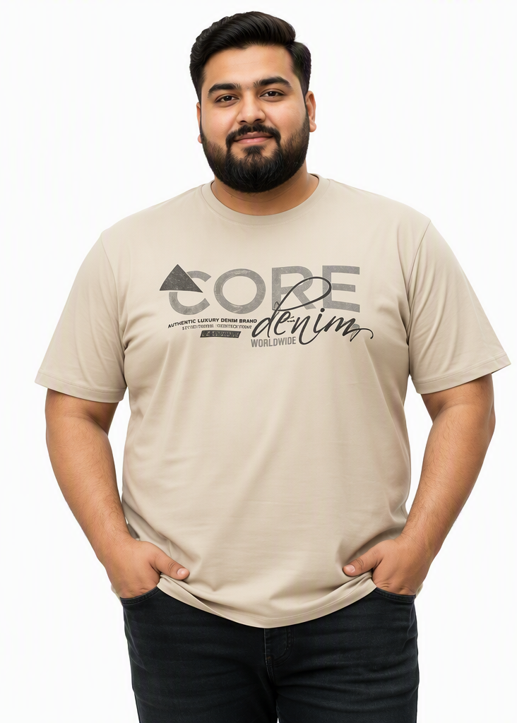 The Core of Comfort: Big & Tall Modern Urban Tee (2XL-3XL)