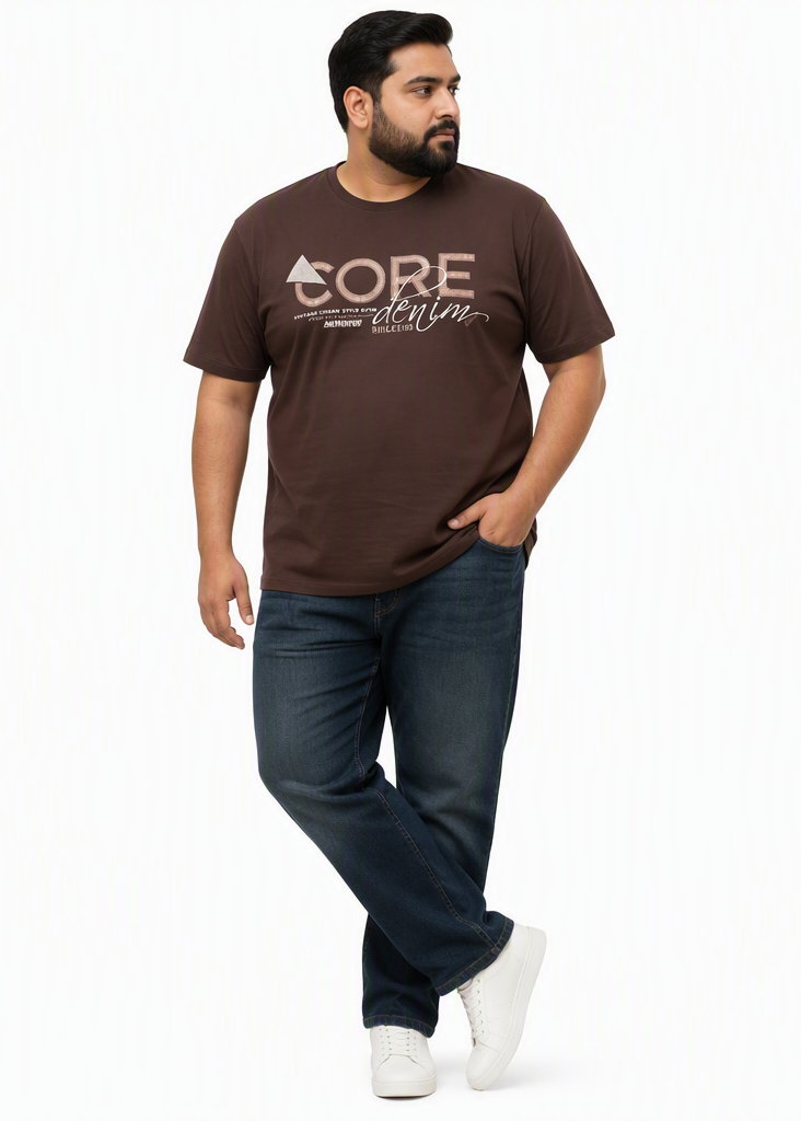 The Core of Comfort: Big & Tall Modern Urban Tee (2XL-3XL)