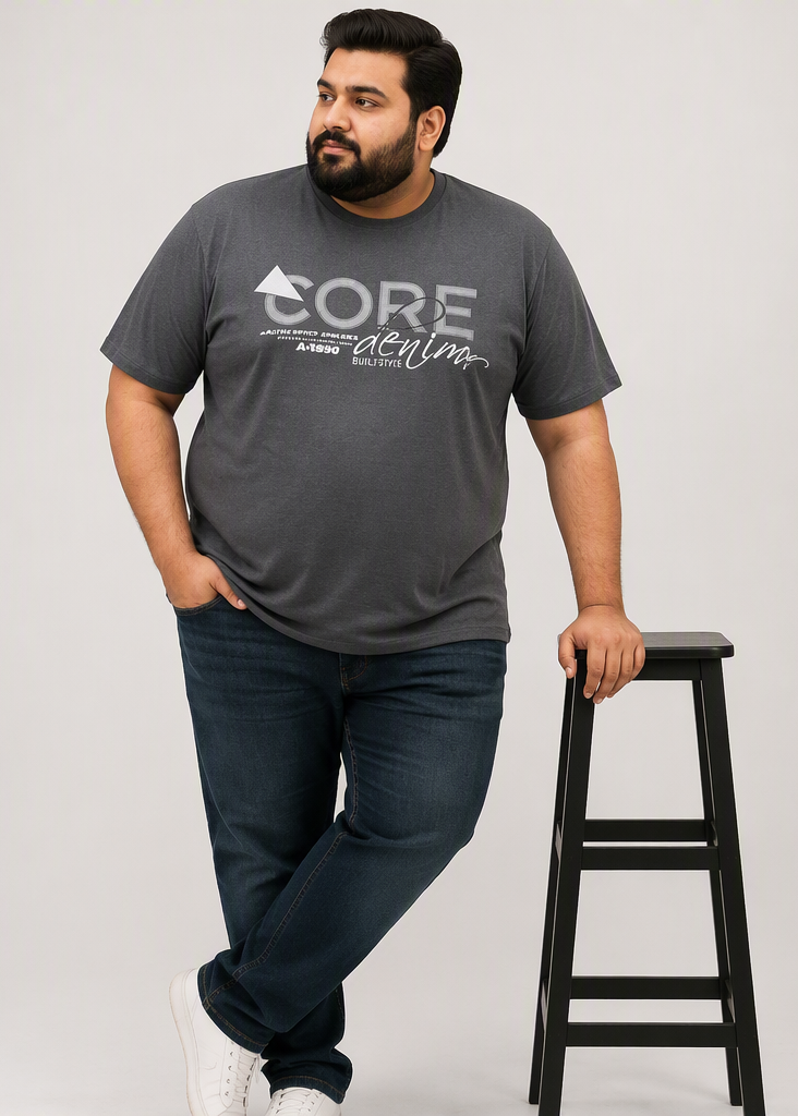 The Core of Comfort: Big & Tall Modern Urban Tee (2XL-3XL)
