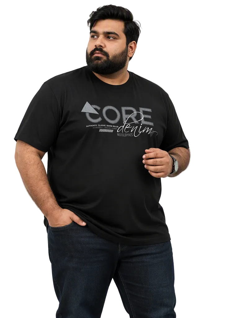 The Core of Comfort: Big & Tall Modern Urban Tee (2XL-3XL)