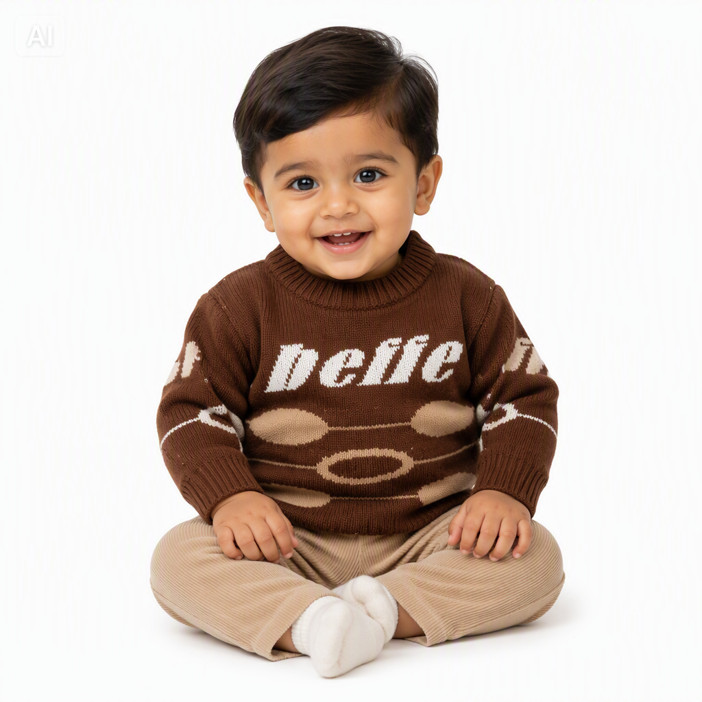Toddler’s Cozy Knit Winter Sweater