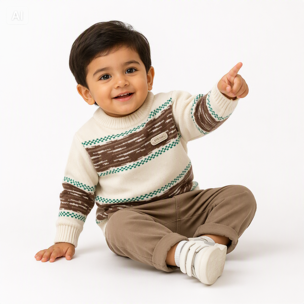 Al Noor Toddler’s Premium Winter Knitwear