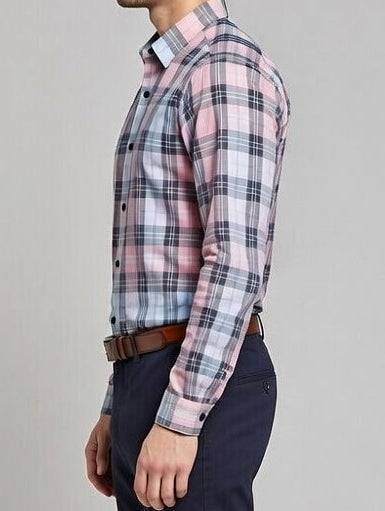 Trendy Classy  Cotton Checkered Shirt