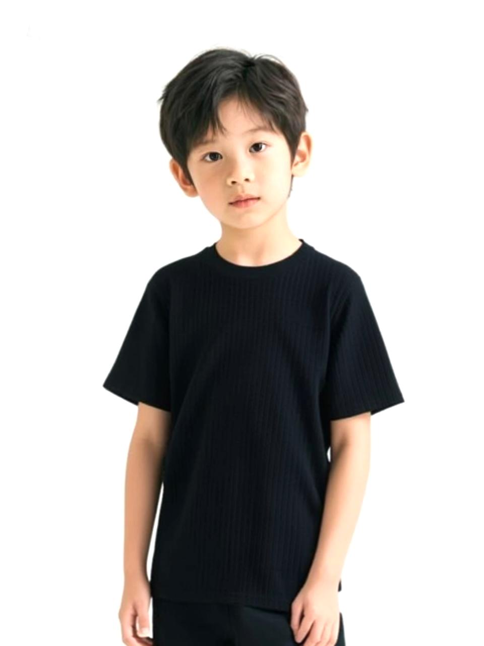 Trendy summer Old  Money Round Neck for Boys