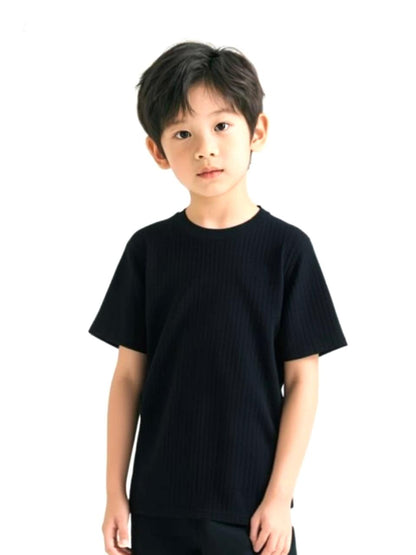 Trendy summer Old  Money Round Neck for Boys
