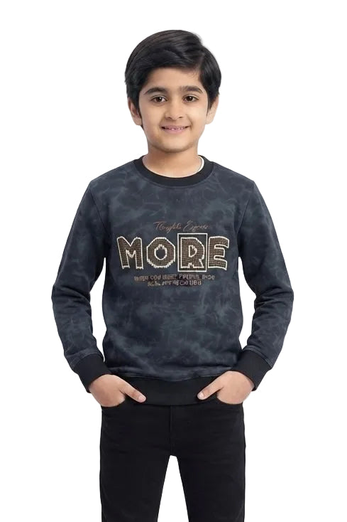 Boys Casual Printed Sweatshirt – Soft & Warm Winter Wear