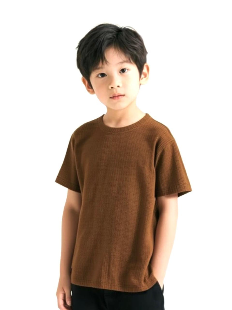Trendy summer Old  Money Round Neck for Boys