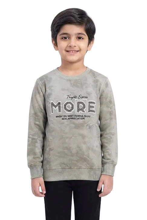 Boys Casual Printed Sweatshirt – Soft & Warm Winter Wear