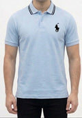 Big & Tall Light Blue Polo T shirt