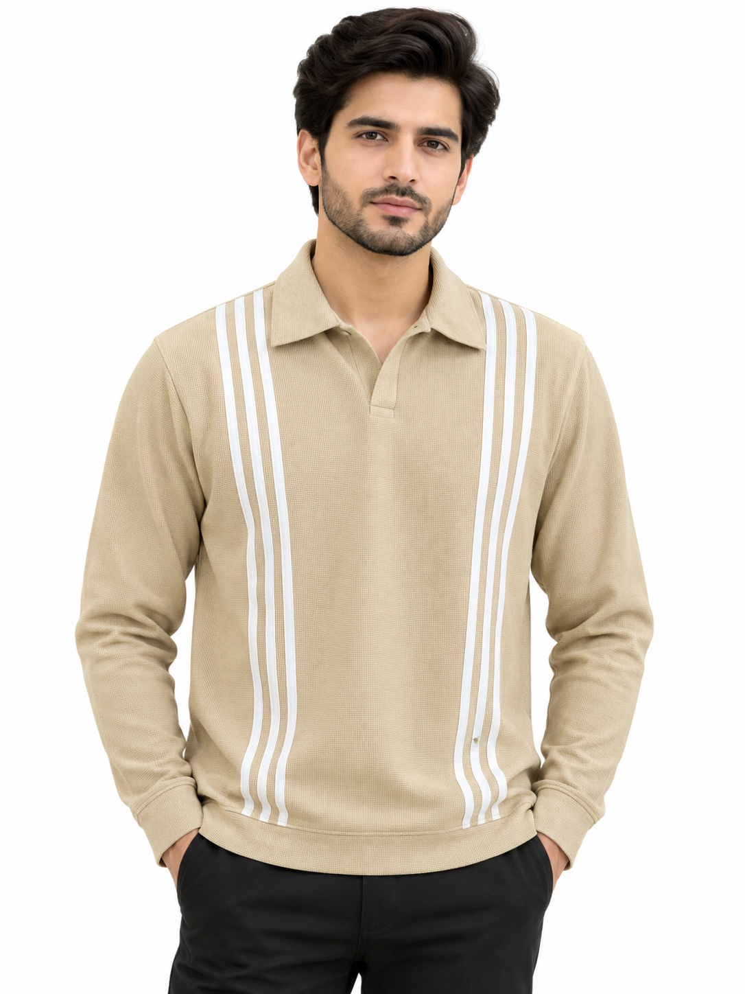 Al Noor Luxury Polo T-Shirt for Men – Full Sleeves