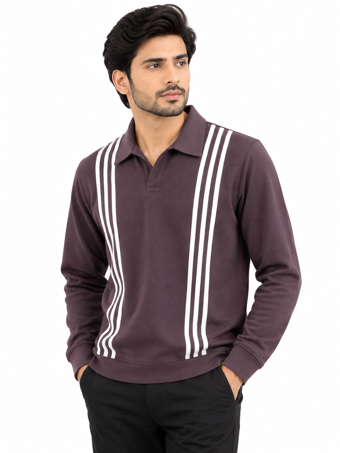 Al Noor Luxury Polo T-Shirt for Men – Full Sleeves