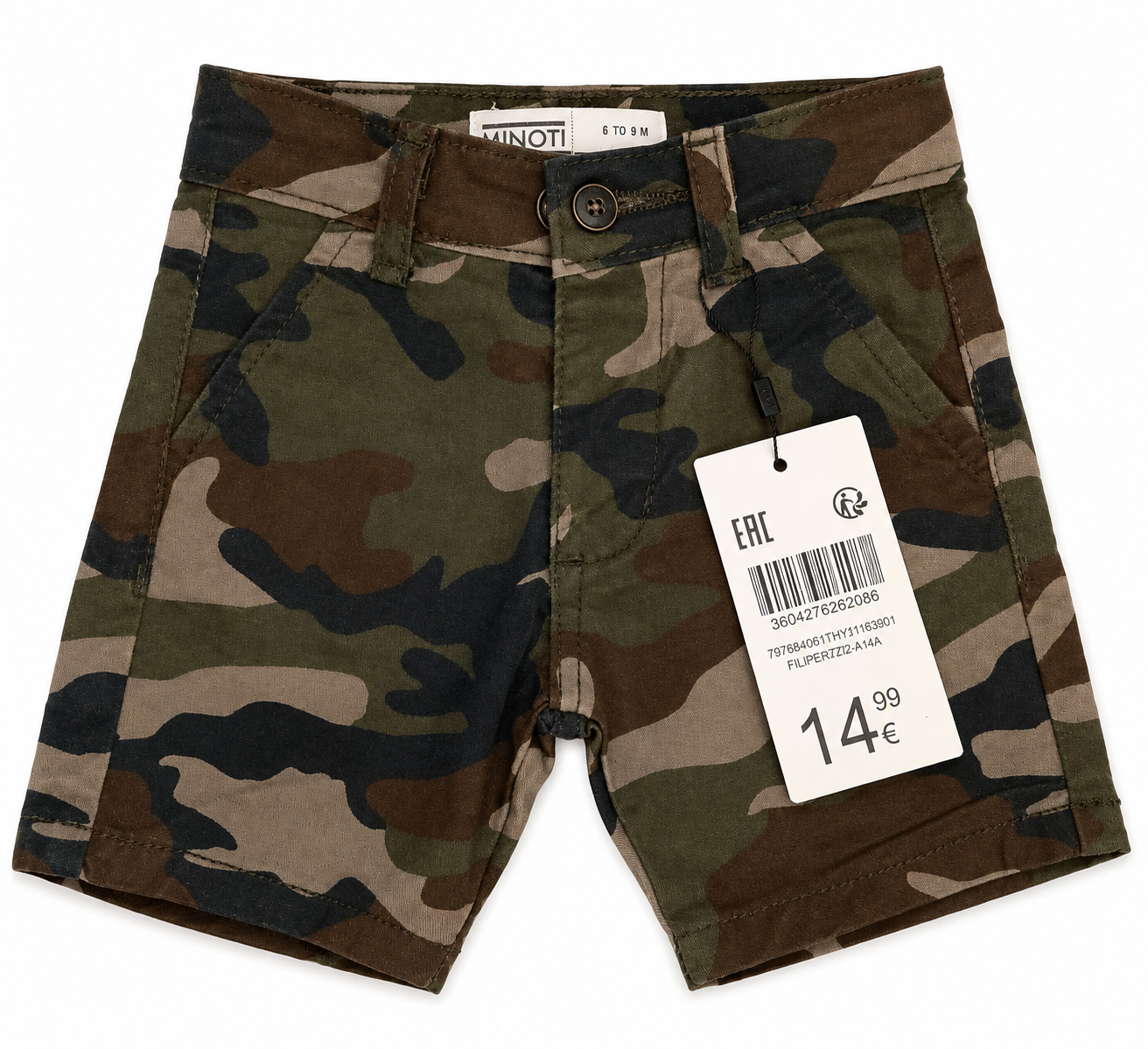 Tropical Breeze Toddler Cotton Shorts