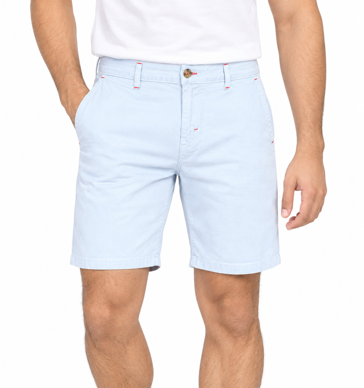 Al Noor Classic Cotton-Style Casual Shorts for Men