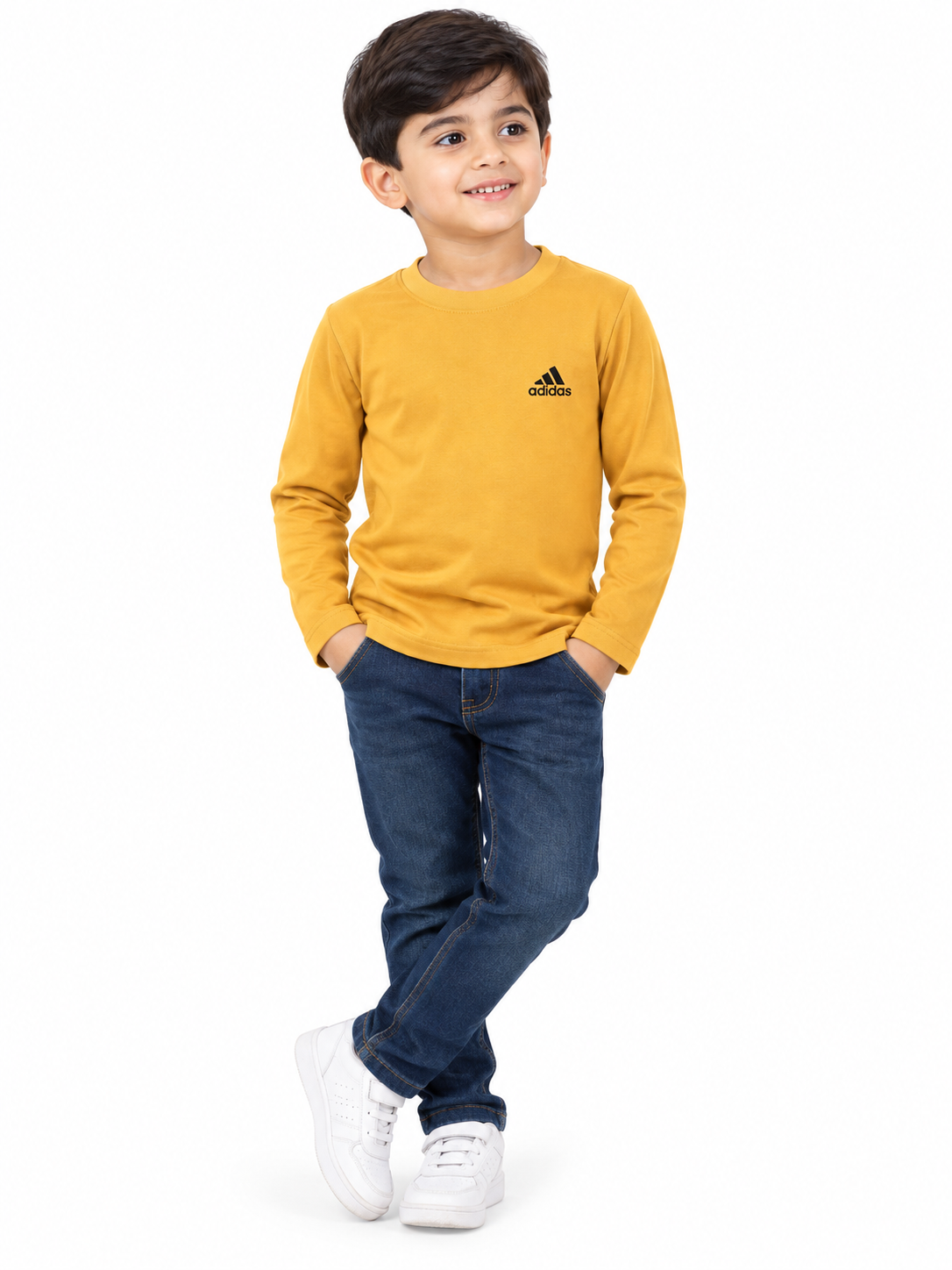 Al Noor Kids’ Classic Full Sleeve Casual T-Shirts