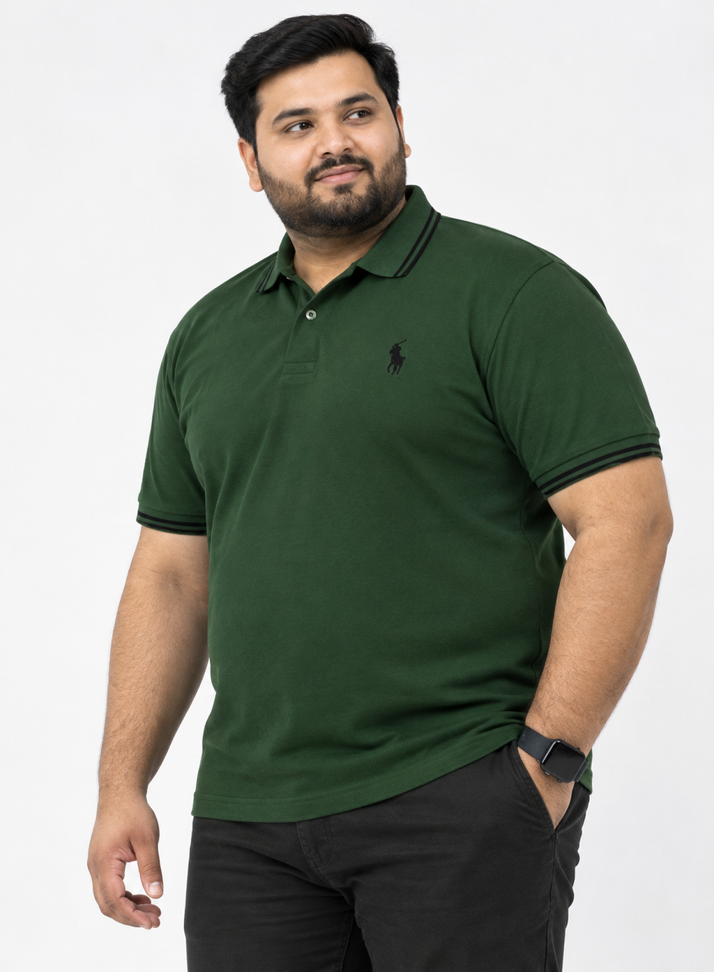 Plus Size (2XL & 3XL) Premium Pique Cotton Polo Shirt