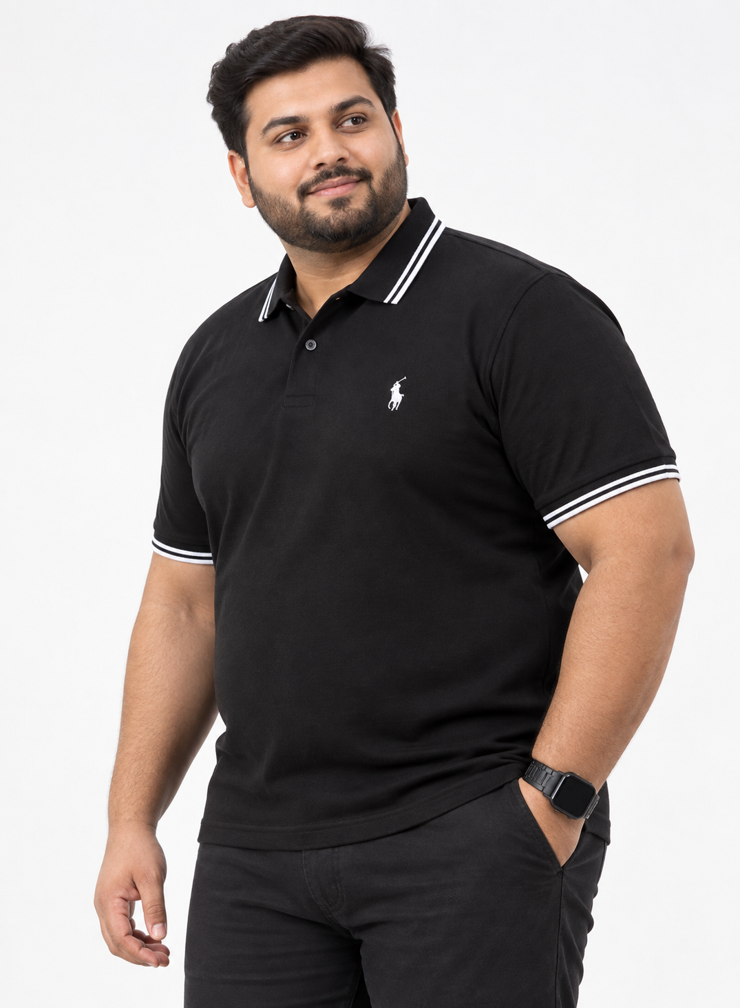 Plus Size (2XL & 3XL) Premium Pique Cotton Polo Shirt