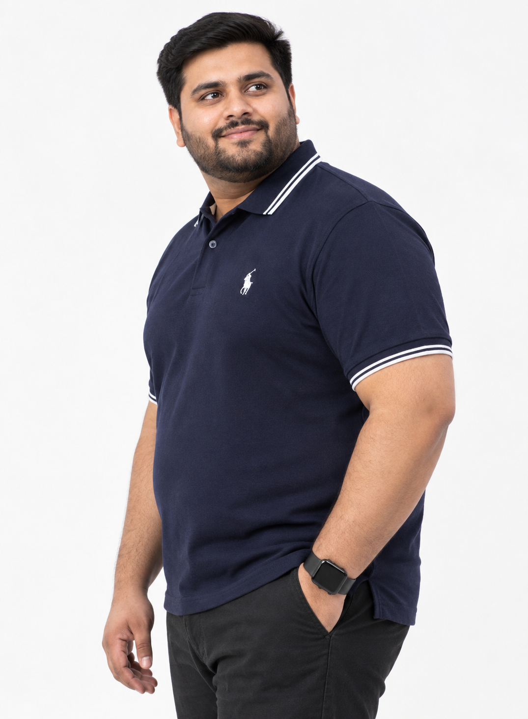 Plus Size (2XL & 3XL) Premium Pique Cotton Polo Shirt